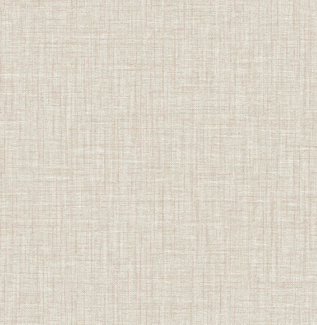 Lanister Taupe Texture Wallpaper with Fabric & Woven Textures Pattern, Farmhouse Style - Brewster 2975-26233