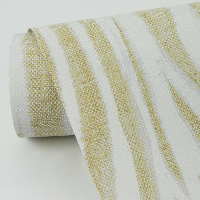 Nazar Yellow Stripe Wallpaper with Raised Ink Organic Stripes - A-Street Prints 2975-26249