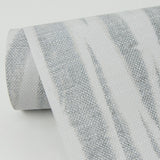 Nazar Light Grey Stripe Wallpaper with Raised Ink Texture - A?Street Prints 2975-26250