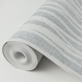 Nazar Light Grey Stripe Wallpaper with Raised Ink Texture - A?Street Prints 2975-26250