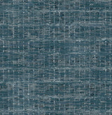 Samos Blue Texture Modern Non Woven Wallpaper with Fabric & Woven Textures Pattern - A-Street Prints 2975-26253