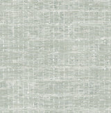 Samos Sage Texture Sage Wallpaper with Modern Fabric & Woven Textures Pattern - A-Street Prints 2975-26256