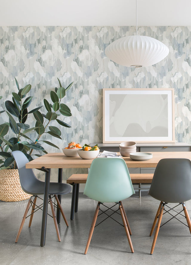 Mahi Stone Abstract Wallpaper with Modern Abstract Pattern, Raised Ink Texture - A-Street Prints 2975-26260