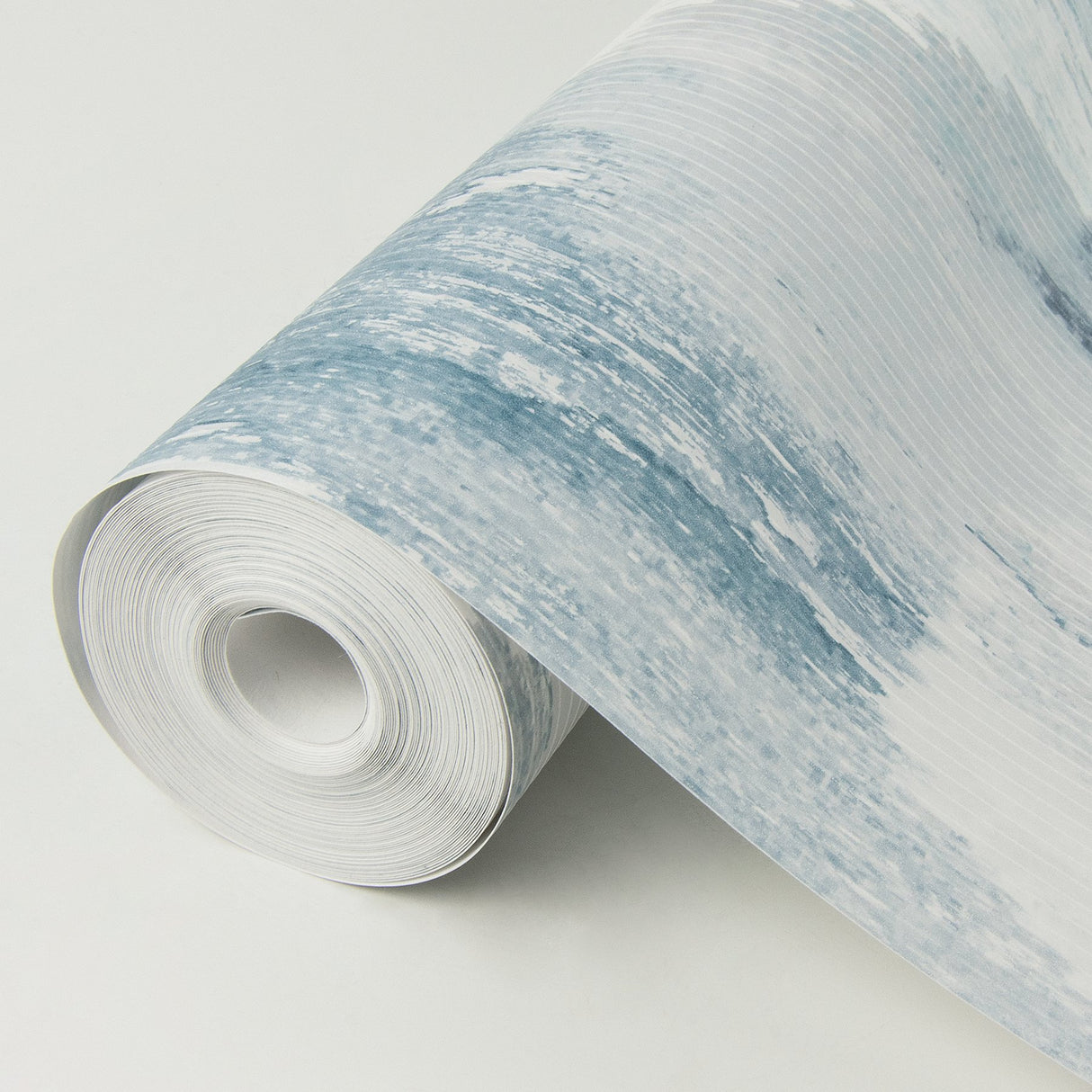 Mahi Blue Abstract Wallpaper with Raised Ink Texture - Brewster 2975-26261