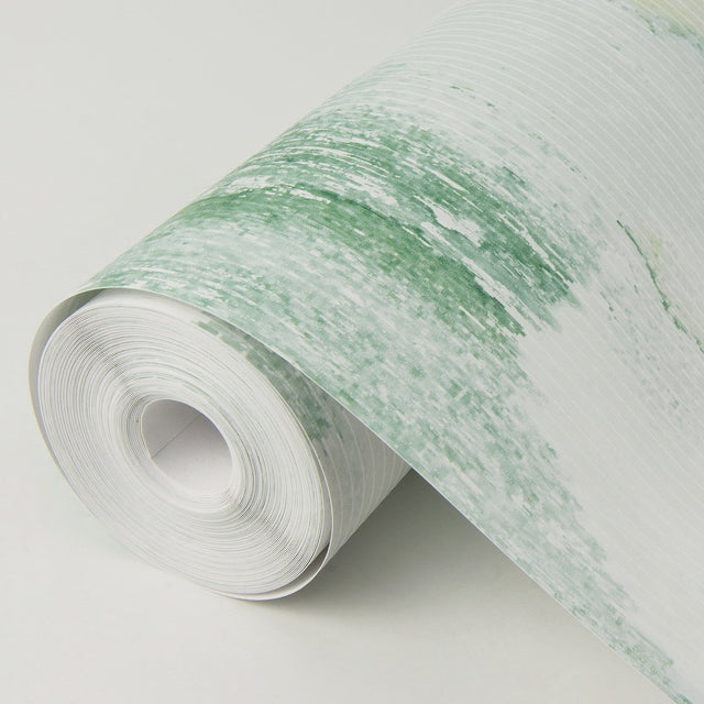 Mahi Green Abstract Wallpaper with Raised Ink Modern Pattern - Brewster 2975-26262