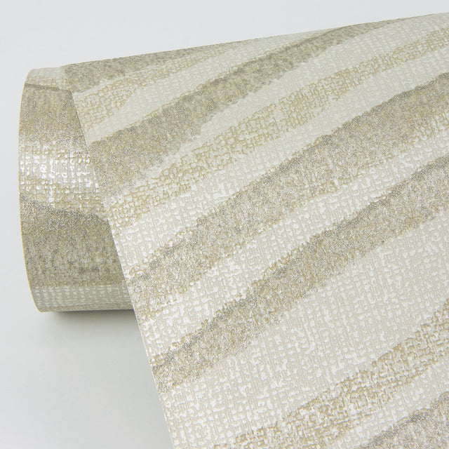 Chorus Gold Wave Wallpaper with Abstract Modern Glitter Accents - A?Street Prints 2975-87361