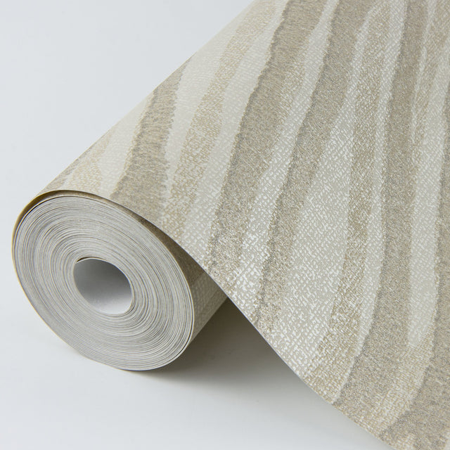 Chorus Gold Wave Wallpaper with Abstract Modern Glitter Accents - A?Street Prints 2975-87361