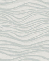 Chorus Seafoam Wave Wallpaper with Glittered Abstract Wave Pattern - Brewster 2975-87364