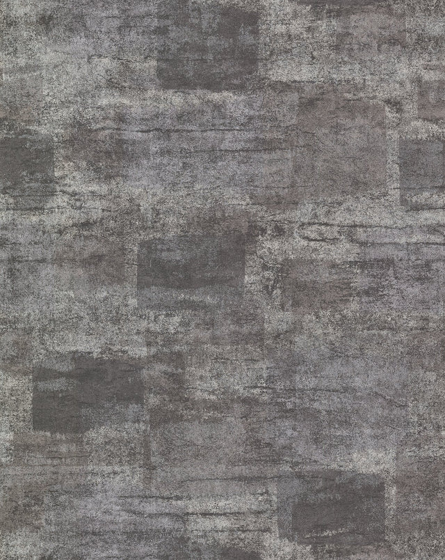 Pele Silver Distressed Wallpaper with Metallic Textured Abstract Industrial Pattern - A-Street Prints 2976-86407