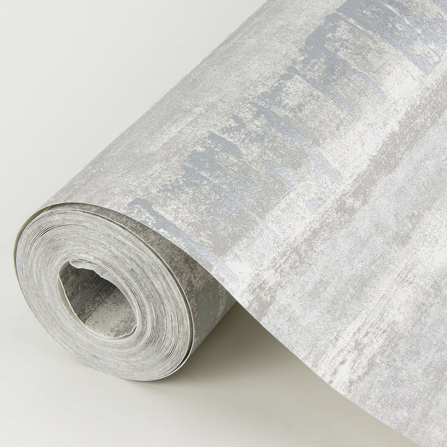 Rakasa Silver Stripe Wallpaper with Metallic Foil on Non Woven - A-Street Prints 2976-86417