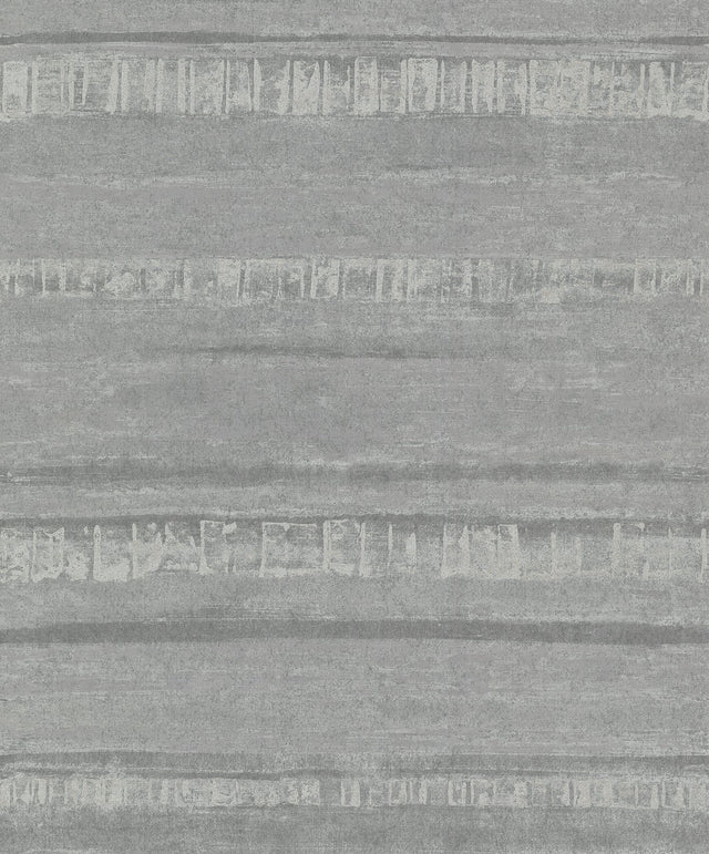 Rakasa Pewter Stripe Wallpaper with Metallic Foil Graphic Stripes - A-Street Prints 2976-86418