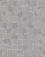 Varak Silver Textured Geometric Wallpaper with Metallic Foil on Non Woven - A-Street Prints 2976-86421