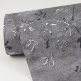 Arian Sterling Abstract Grey Wallpaper with Metallic Raised Ink - A-Street Prints 2976-86431