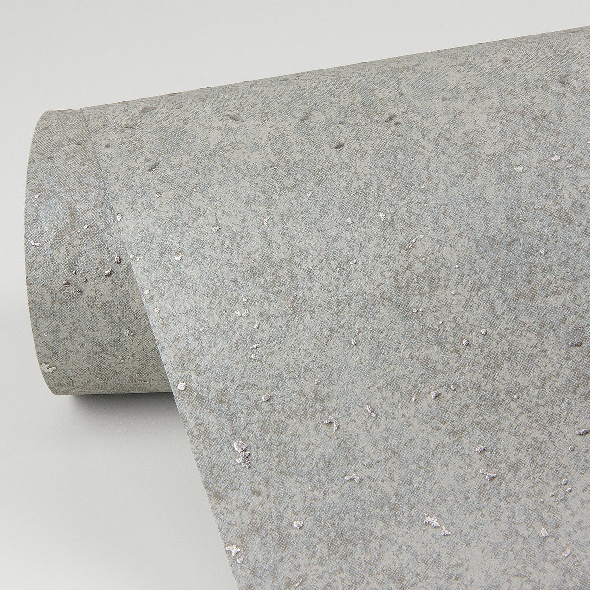 Cibola Silver Pebbled Wallpaper with Metallic Distressed Texture - A-Street Prints 2976-86433
