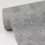 Cibola Pewter Pebbled Wallpaper with Metallic Distressed Texture - Brewster 2976-86435