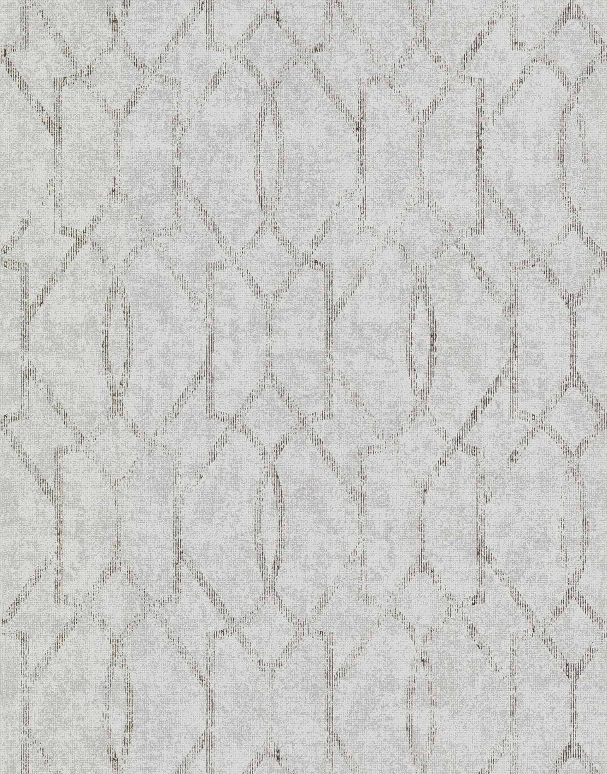 Ziva Platinum Metallic Trellis Wallpaper with Metallic Raised Ink Trellis & Lattice - A-Street Prints 2976-86452