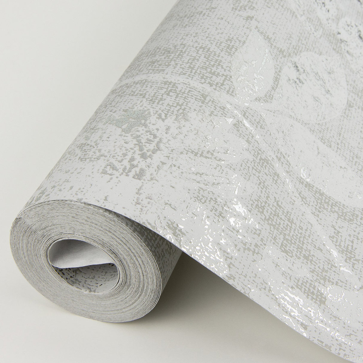 Kala Platinum Floral Wallpaper with Modern Botanical Flower Motif - A-Street Prints 2976-86459