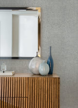 Nysa Silver High Gloss Wallpaper with Distressed Textures Glam Motif - A-Street Prints 2976-86483