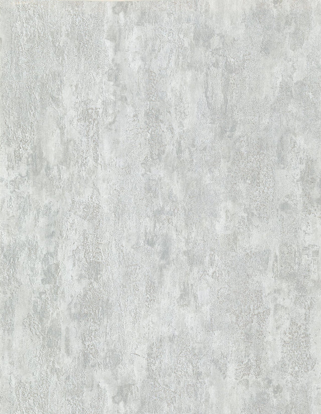 Deimos Silver Texture Wallpaper with Distressed Textures Metallic Finish - Brewster 2976-86493
