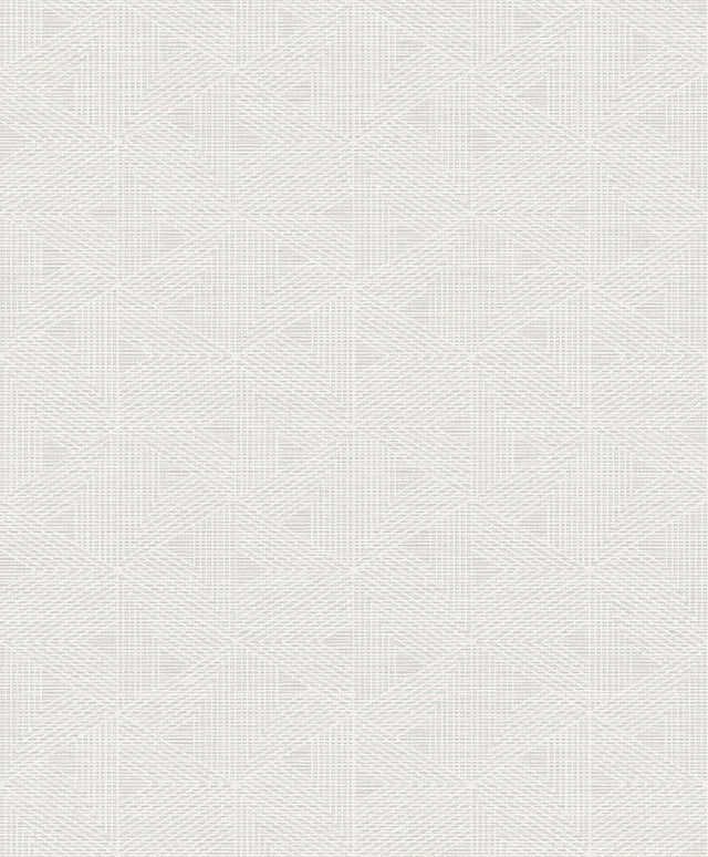 Marici Light Grey Triangle Wallpaper