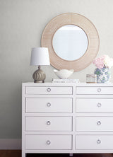 Rino Silver Ogee Wallpaper with Metallic Geometric Retro Pattern - A-Street Prints 2976-86521