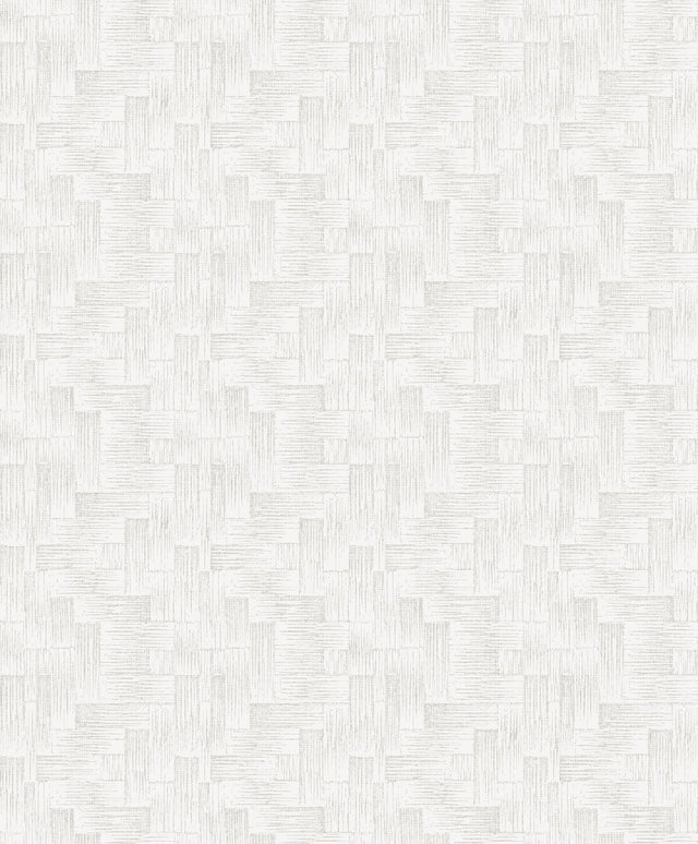 Maitai Silver Abstract Wallpaper with Modern Geometric Graphic Pattern - A-Street Prints 2976-86524