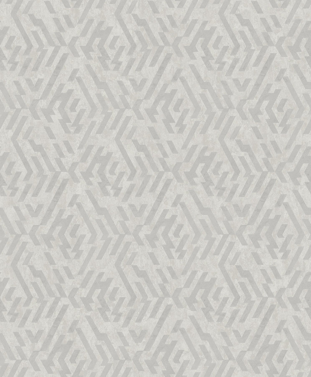 Kila Grey Geometric Wallpaper with Metallic Abstract Diamond Mosaic - A?Street Prints 2976-86535