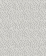 Kila Grey Geometric Wallpaper with Metallic Abstract Diamond Mosaic - A?Street Prints 2976-86535