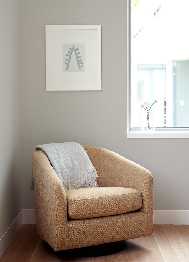Ocel Grey Geometric Wallpaper with Modern Graphic Maze Pattern - A?Street Prints 2976-86545