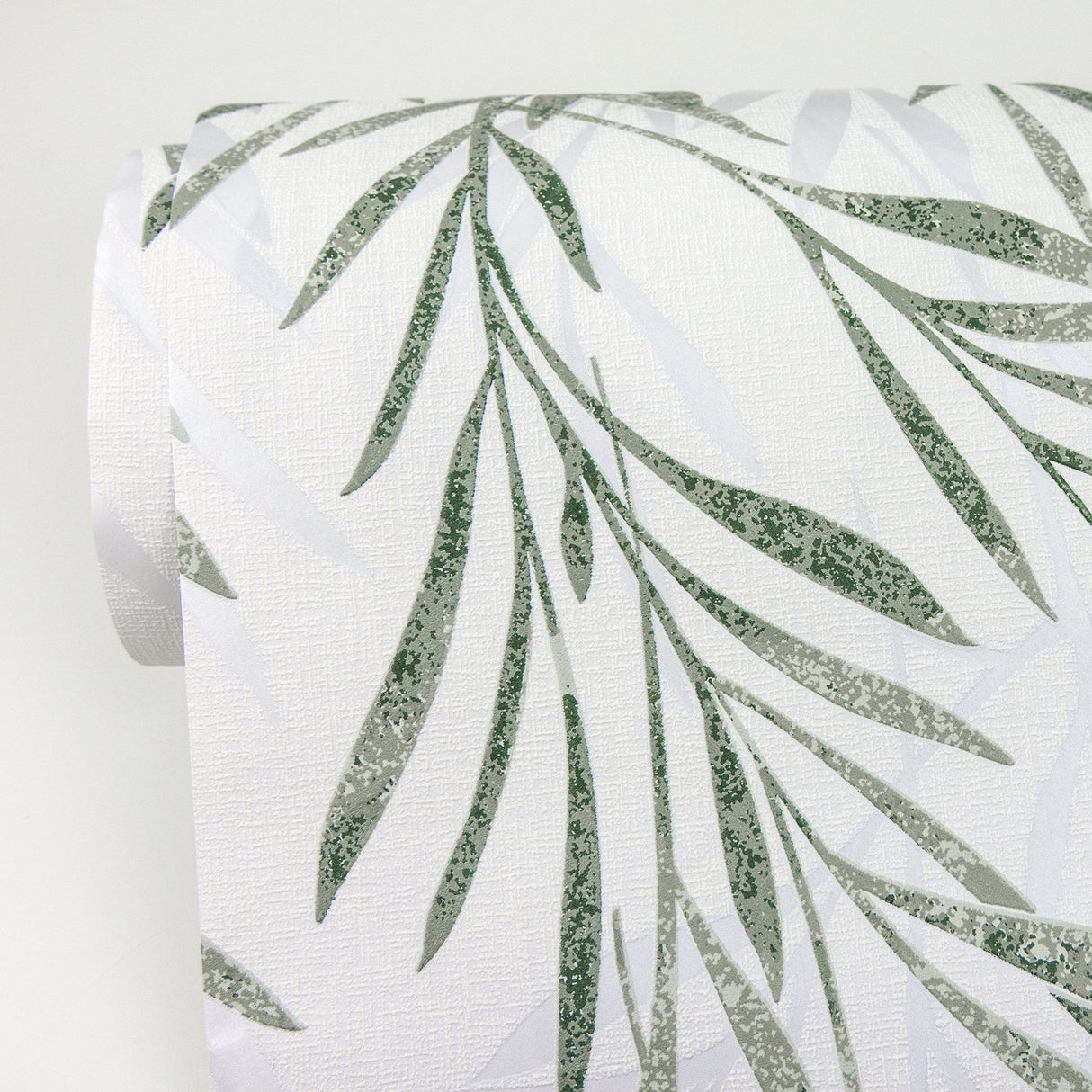 Bondi Green Botanical Wallpaper with Olive Leaf Motif - Advantage 2979-36712-3