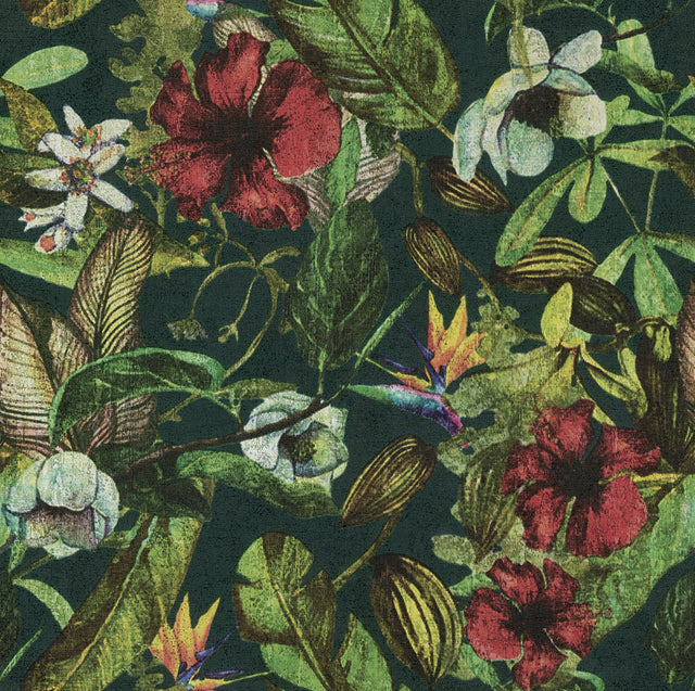 Kailano Multicolor Botanical Wallpaper with Modern Floral Pattern - Advantage 2979-37216-5