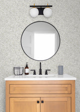 Hepworth Light Grey Texture Wallpaper with Distressed Textures Modern Graphic Metallic Finish - Advantage 2980-26177