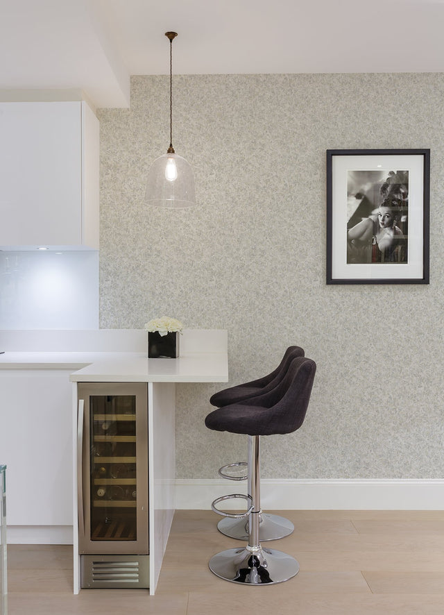 Hepworth Light Grey Texture Wallpaper with Distressed Textures Modern Graphic Metallic Finish - Advantage 2980-26177
