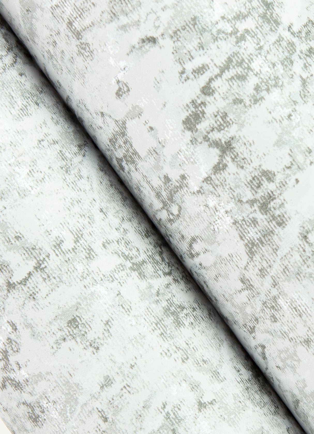 Hepworth Grey Texture Metallic Wallpaper with Distressed Textures Pattern - Advantage 2980-26178