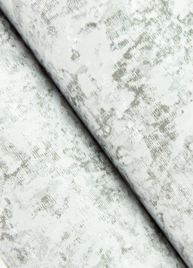 Hepworth Grey Texture Metallic Wallpaper with Distressed Textures Pattern - Advantage 2980-26178