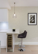 Hepworth Off White Distressed Texture Wallpaper with Metallic Modern Graphics - Advantage 2980-26179