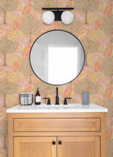 Kiah Blush Forest Wallpaper with Whimsical Botanical Trees Pattern - Advantage 2980-26185