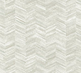 Tatlin Grey Chevron Wallpaper with Farmhouse Graphics in Non Woven Paste-the-Wall Style - Advantage 2980-38309-4