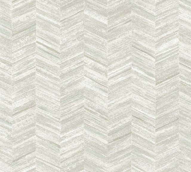 Tatlin Grey Chevron Wallpaper with Farmhouse Graphics in Non Woven Paste-the-Wall Style - Advantage 2980-38309-4
