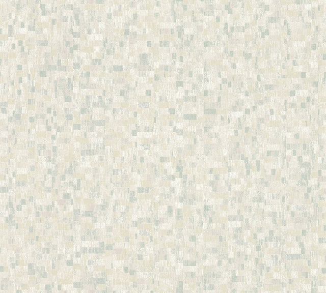 Albers Teal Squares Abstract Non Woven Modern Wallpaper - Advantage 2980-38593-1