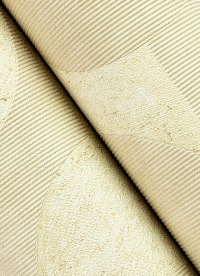 Barcelo Light Brown Circles Wallpaper with Textured Geometric Pattern - Advantage 2980-521344