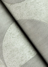 Barcelo Grey Circles Wallpaper with Modern Geometric Pattern - Advantage 2980-521351