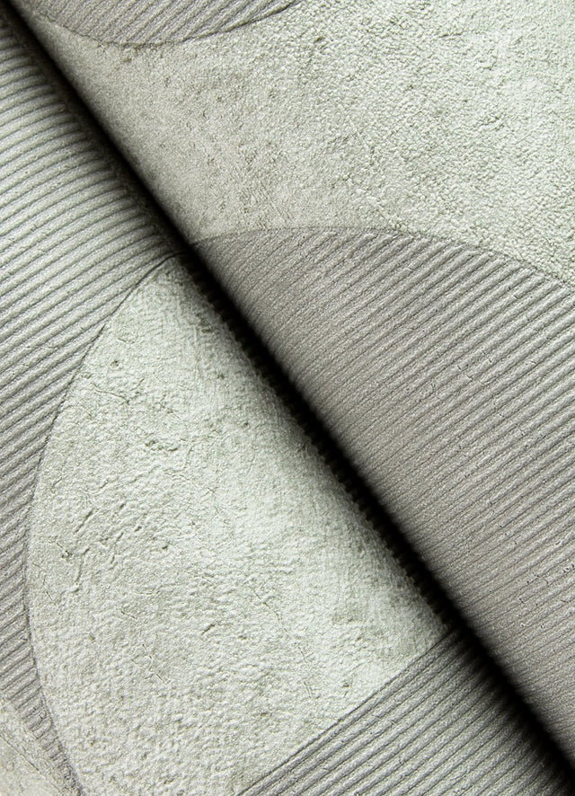 Barcelo Grey Circles Wallpaper with Modern Geometric Pattern - Advantage 2980-521351