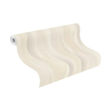 Currin Neutral Wave Wallpaper in Neutral Abstract Modern Raised Ink Texture - Advantage 2980-651515