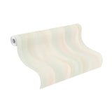 Currin Pastel Wave Wallpaper with Modern Abstract Graphic in Raised Ink Texture - Advantage 2980-651522