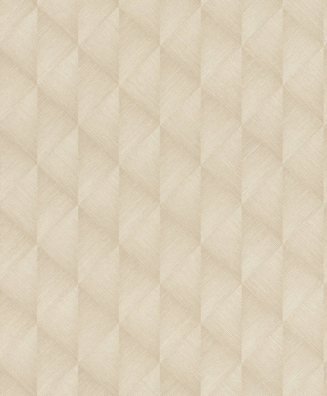 Miro Taupe Geo Wallpaper with Textured Raised Ink Geometric Pattern - Advantage 2980-687927