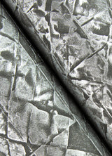 Arbus Black Geo Wallpaper with Metallic Textured Geometric Pattern - Advantage 2980-704358