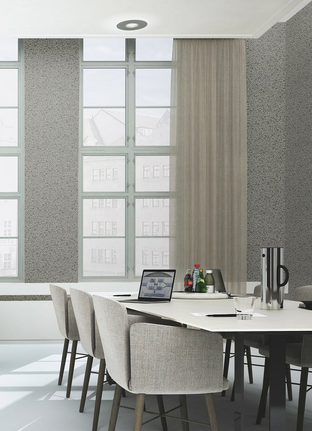 Arbus Black Geo Wallpaper with Metallic Textured Geometric Pattern - Advantage 2980-704358