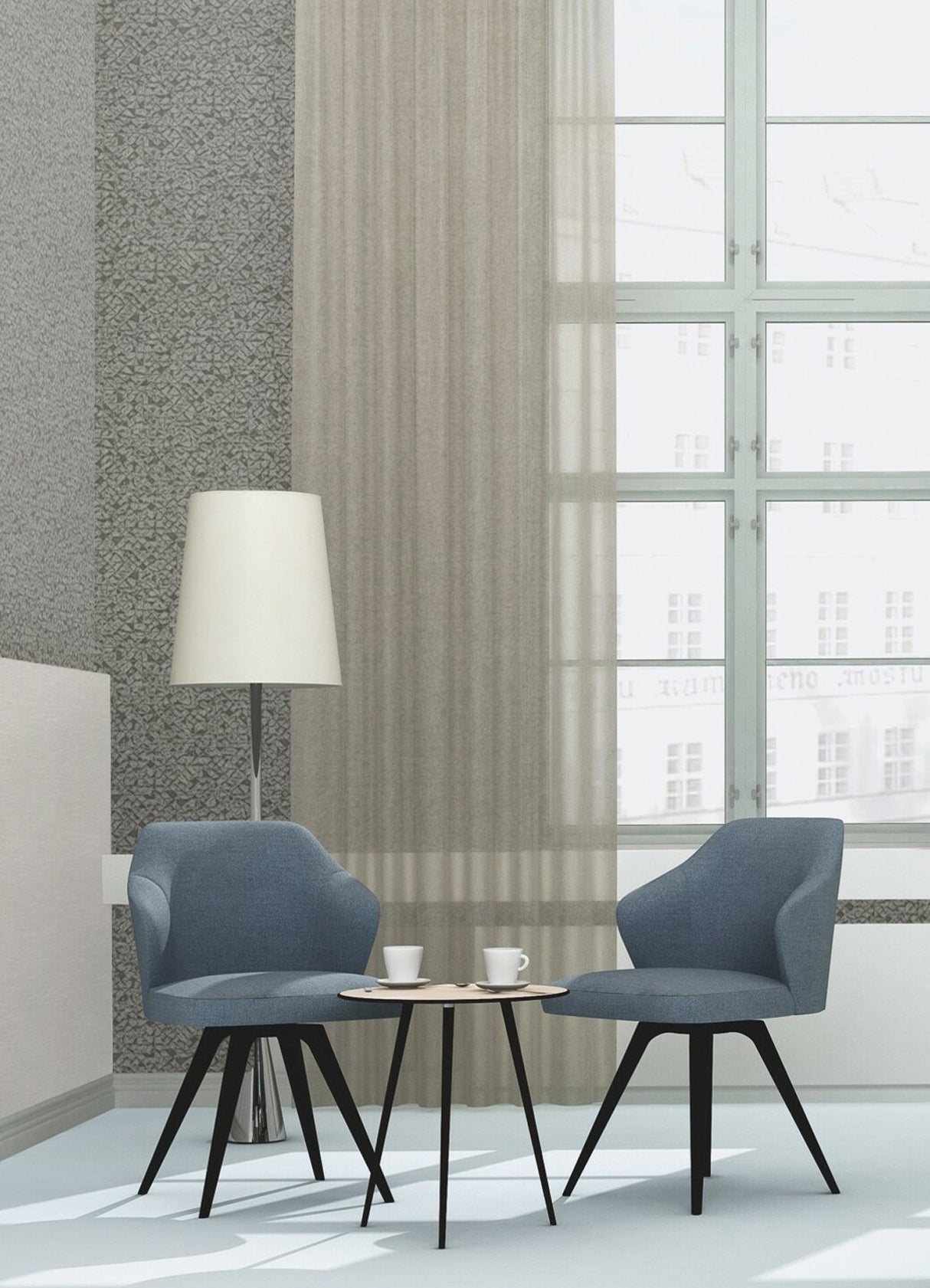 Arbus Black Geo Wallpaper with Metallic Textured Geometric Pattern - Advantage 2980-704358