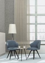 Arbus Black Geo Wallpaper with Metallic Textured Geometric Pattern - Advantage 2980-704358